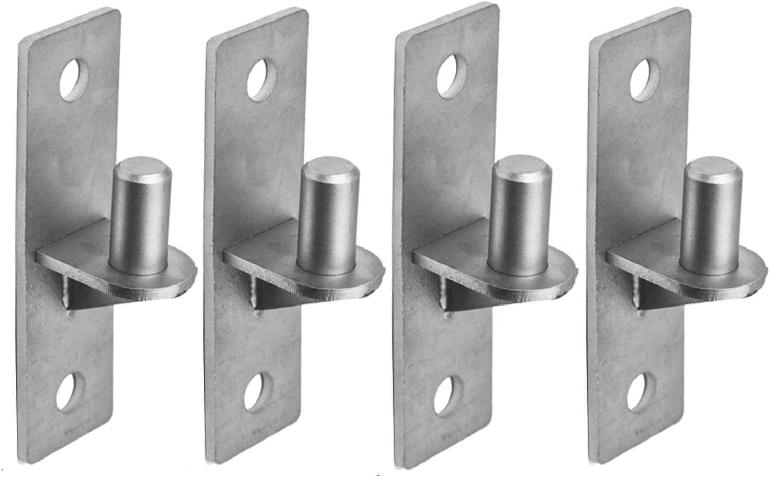 Buy Wall Mount Flat Back Gate Hinges, 4 Pack Outdoor Chain Link Fence
