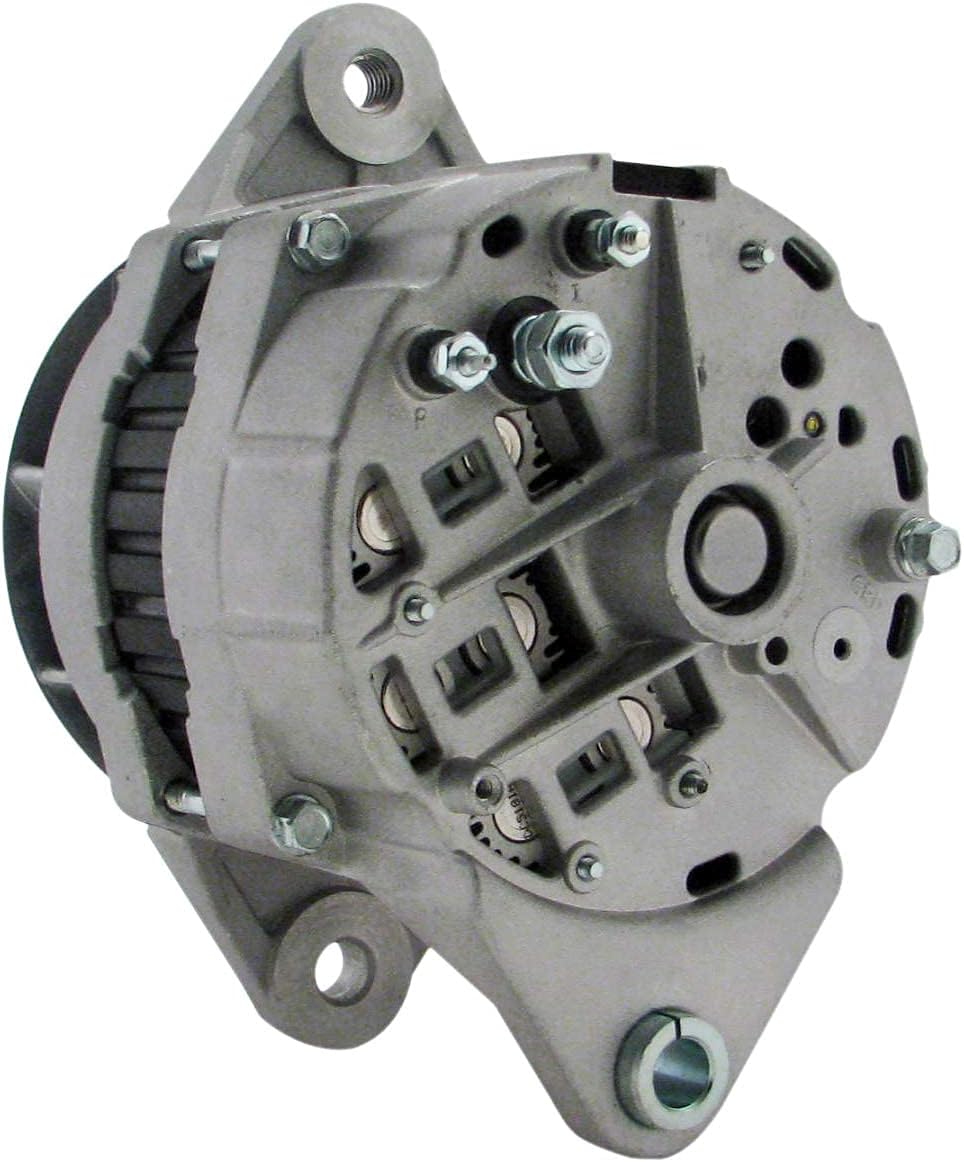 New 12V 160 Amp! Alternator Self Excited Compatible with Volvo Mack Kenworth Cat 3306, 3406, 3176 Cummins L-10, M11, N14 Replaces 10459050 10459051 10459462 1117921 3604668RX 321-689 101-21107 321-688