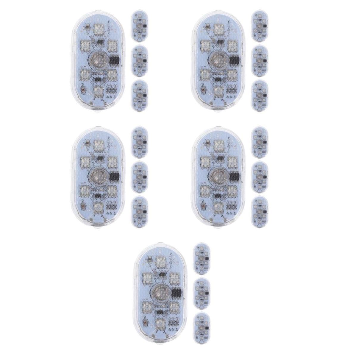 Operitacx 10 Pares Iluminación Táctil USB para Coche, Luz Ambiental