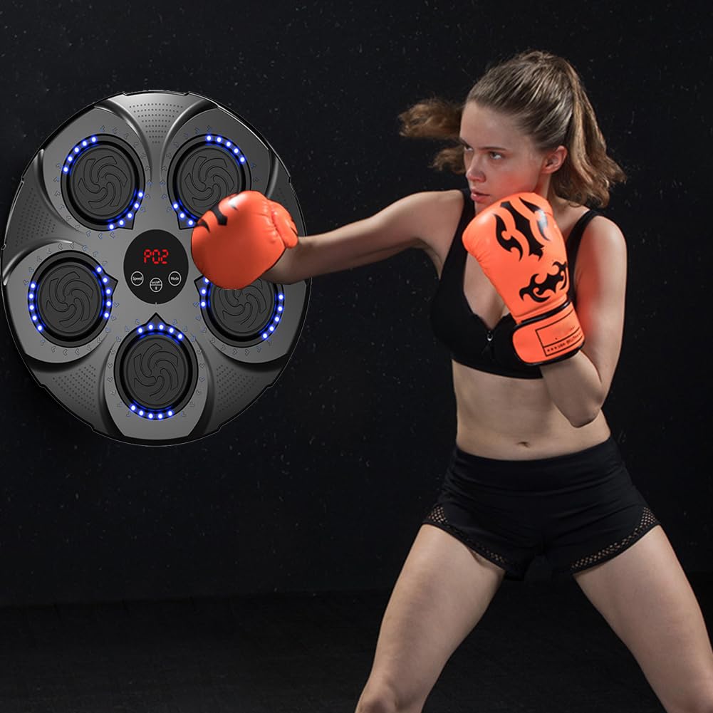 Music Boxing Machine, Musica elettronica Boxing Machine, Musica elettronica da parete Attrezzatura per l'allenamento, Divertimento elettronico intelligente Bluetooth montato a parete Boxing Tr