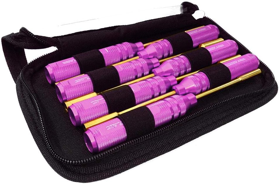 Integy ProGrip Hex Nut Driver Set 4.5, 5, 5.5, 7mm & 3/16, 1/4, 11/32 Size