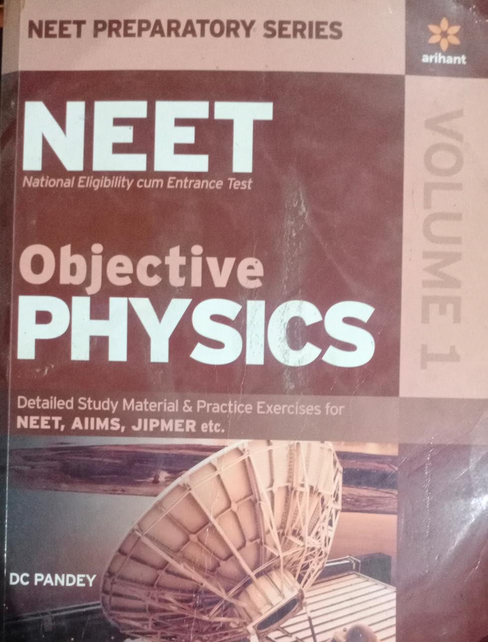 Buy Arihant NEET Objective Physics Vol 1 By DC Pandey (Second Hand ...