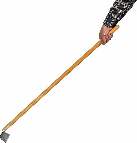 Miniatura 6 de Azada de jardín con mango largo de 43 pulgadas, acero inoxidable japonés resistente, fabricado en Japón, herramienta de deshierbe de azada de