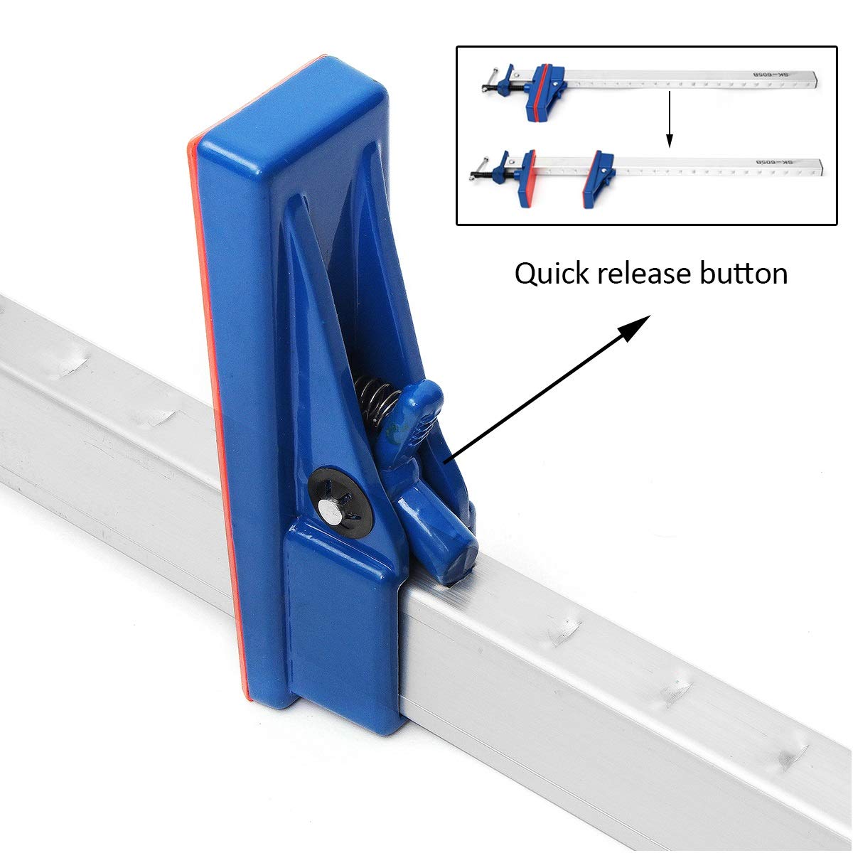 Morsetti Da Falegname 24/36 pollici F-Clamp Bar per la lavorazione del legno Clip clip Grip fai da te t morsetti in legno Quick ratchet Release wooden carpentry strumento a mano Morsetto Falegname