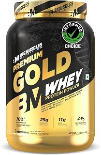 Bigmuscles Nutrition प्रीमियम गोल्ड व्हे, प्रीमियम गोल्ड व्हे [वेनिला क्रीम] , 1