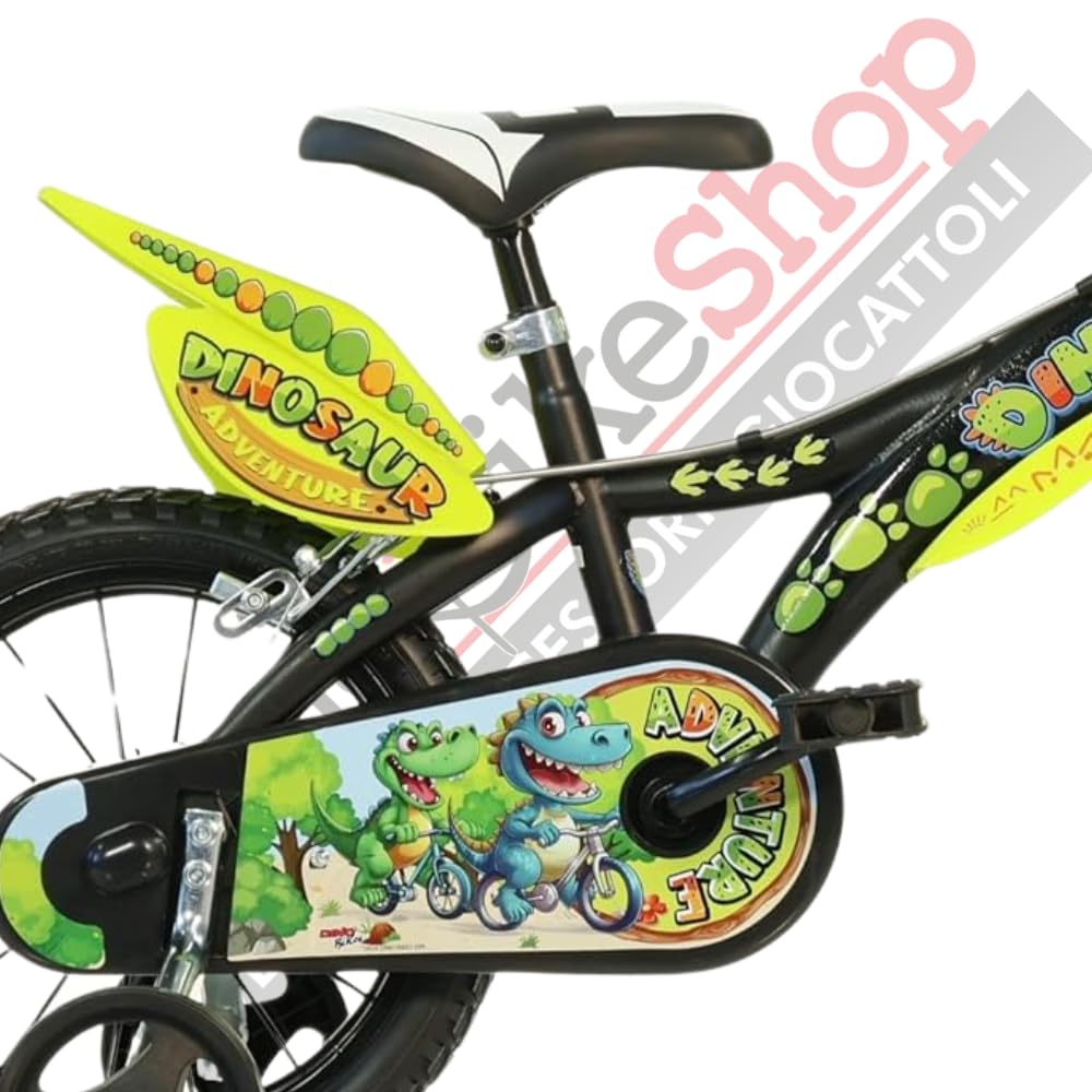 Bici per Bambino Bicicletta Dino Bikes Dinosaur Dino T Rex - Taglia 14"