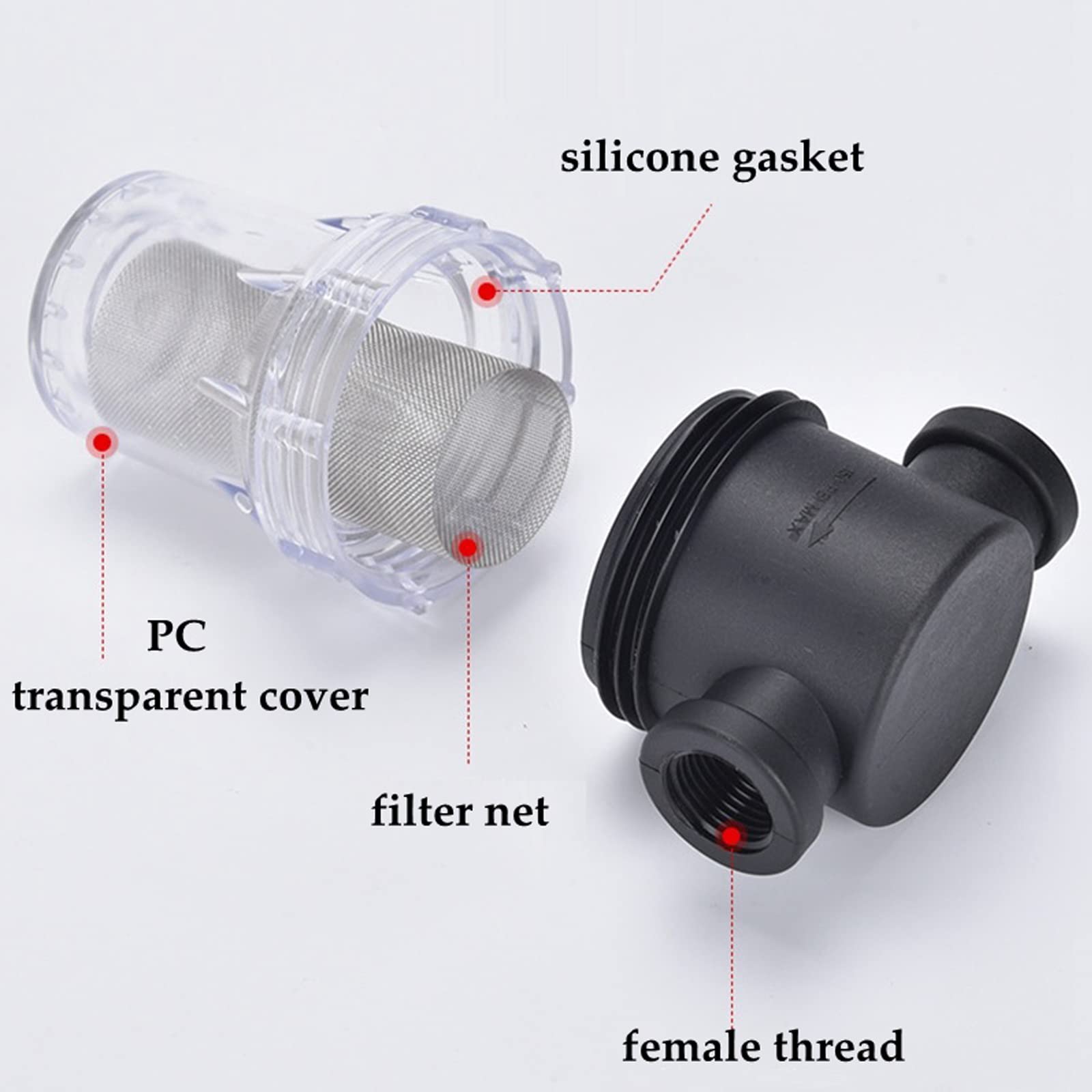 Amazon.com: Water Pump Strainer Filter 1 Inch Female NPT Strainer