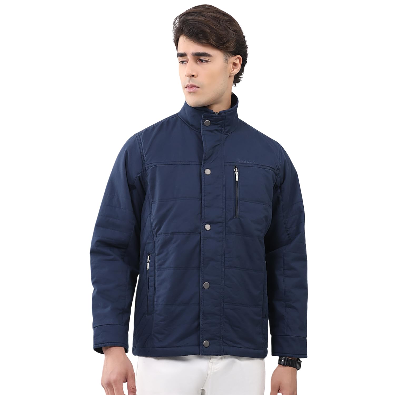monte carlo Men’s Regular Fit Solid Collared Neck Full Sleeve Winter Jacket | Soft Warm Fabric | Stylish Classic Winter Outerwear | Trendy Men’s Winter Jacket (Pack Of 1)-picture-16
