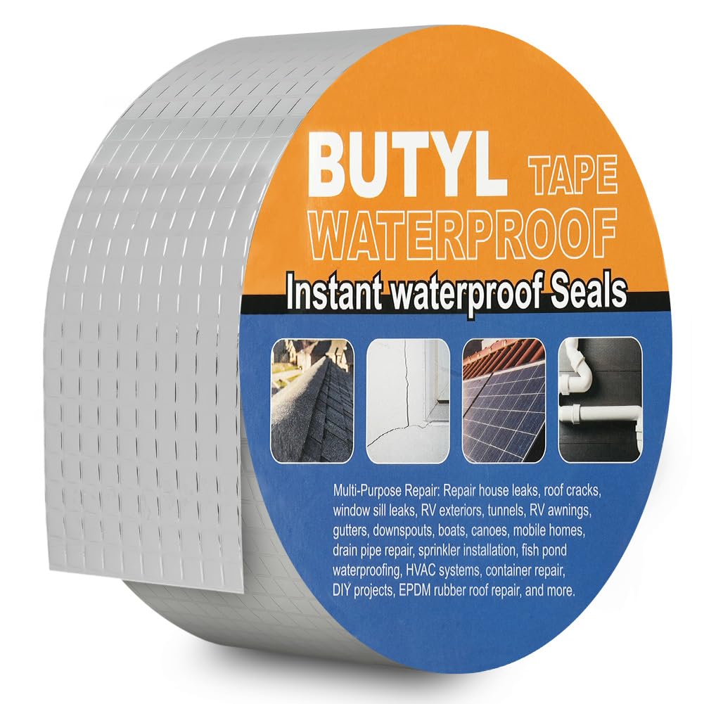 Ruban d'étanchéité en butyle 50mm x 5m pour toiture, camping-car, bateau