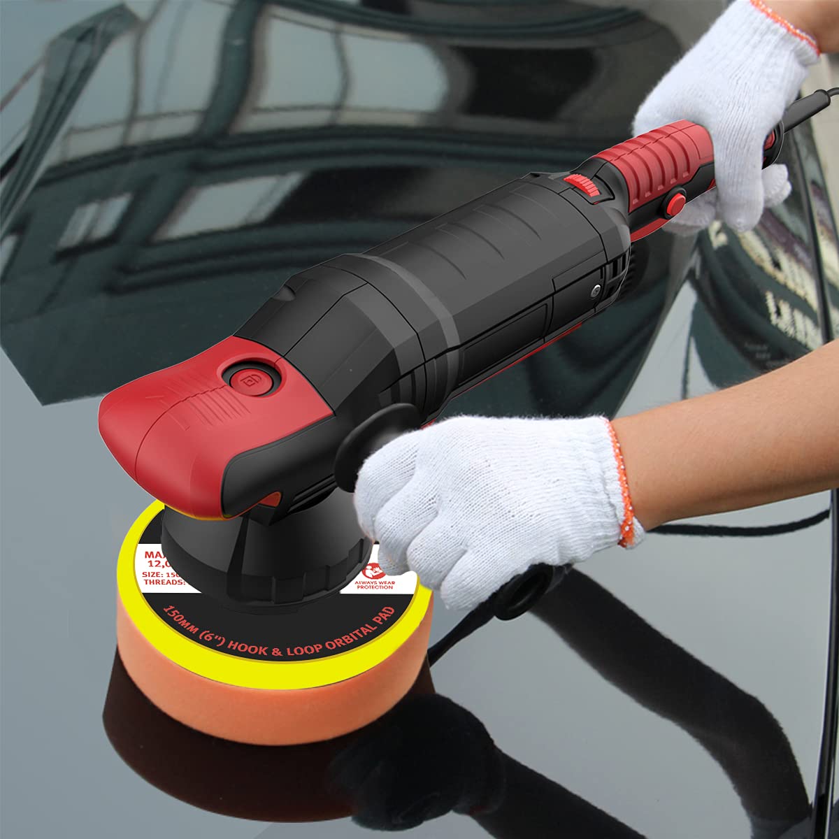 Buffer Polisher 1200w Dual Action Polisher And Random Orbit Car ...