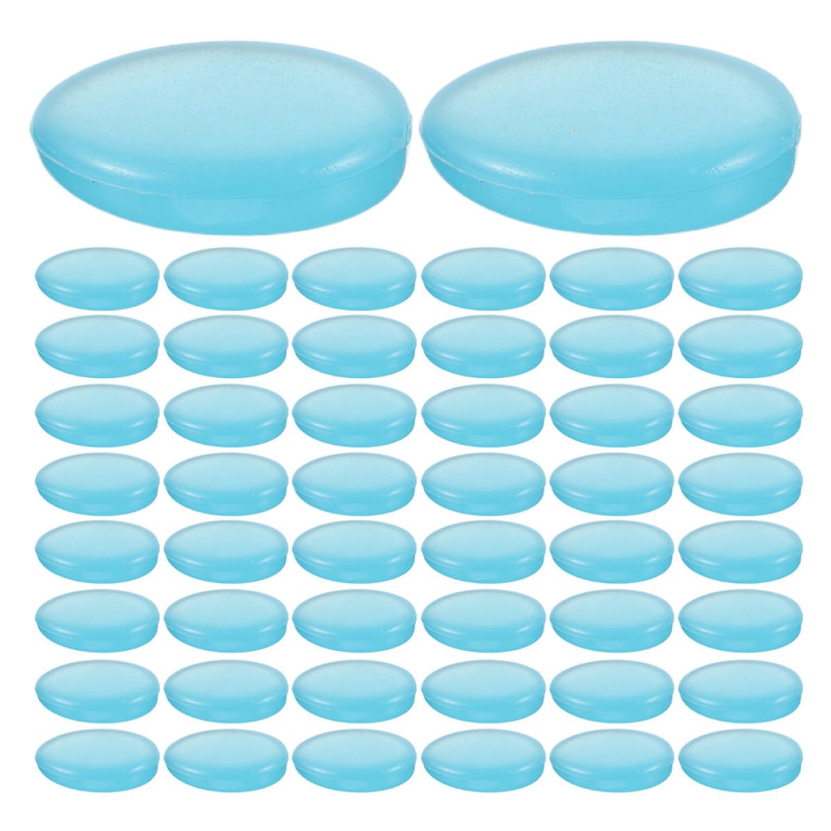 300pcs Blue Glow in Dark Pebble Resin Stones for Aquarium Xmas