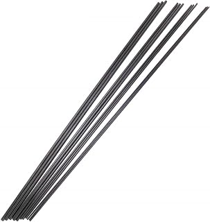Varillas de fibra de carbono, Varilla de Fibra de Carbono Varilla de Fibra de Vidrio Varilla de Fibra de Vidrio Negra 3 mm / 8 mm de Longitud 500 mm for Suministros de Bricolaje (Color: 8x500 mm 2 Pie