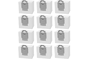 12 Pack Replacement Dirt Bags for Roborock Q-Series Robot Vacuums