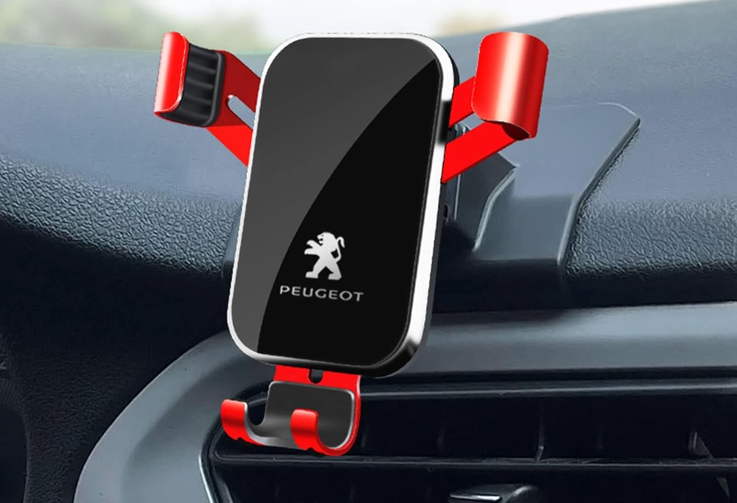 Mobile Phone Automobile Cradles for Peugeot 307 308 408 508 406 407 807 605, 360° Rotatable Sturdy and Practical Car Phone Mount Cradle Car Accessories,A