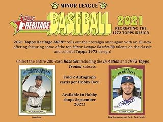 2021 Topps Heritage Minor League Baseball Hobby 12-Box Case