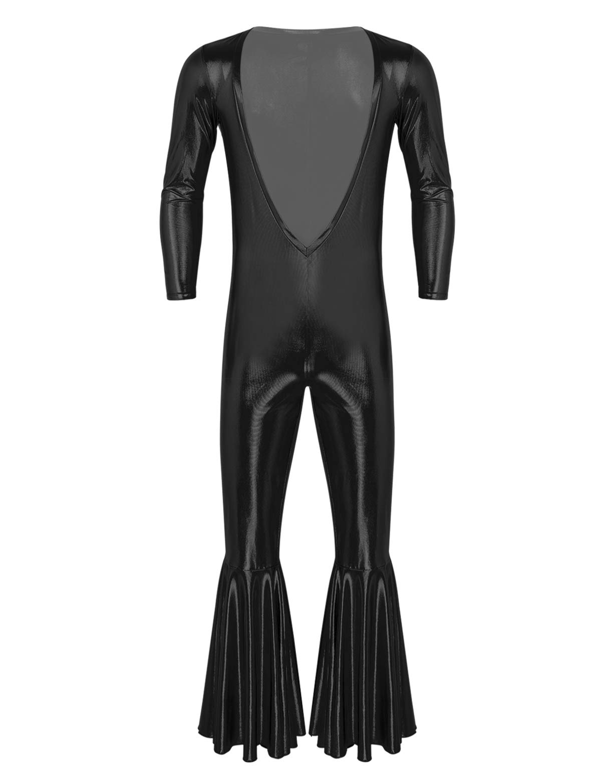 Herren Ballettanzug Unitard - Kurzarm Overall Mit V-Ausschnitt Für Tanz & Gymnastik