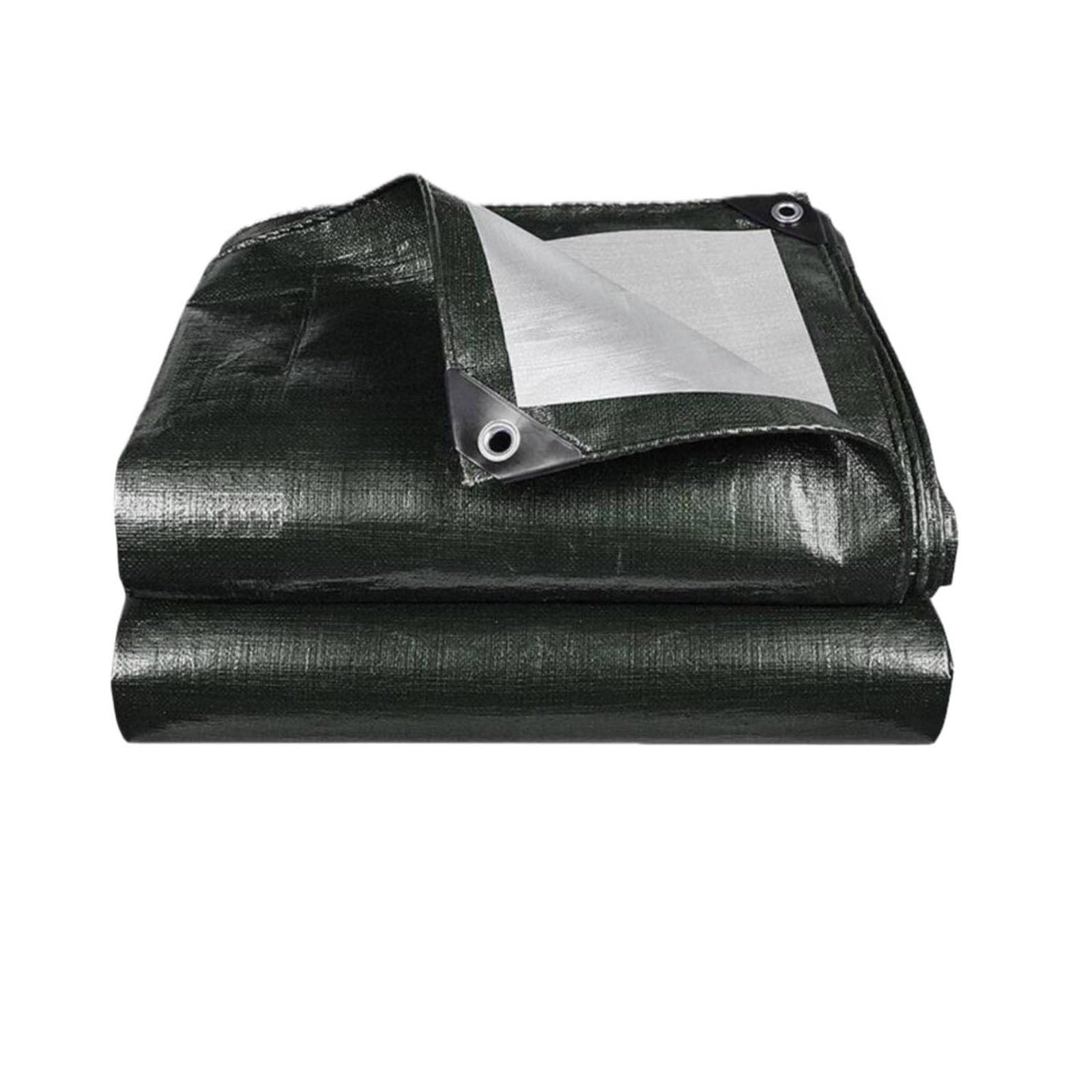 Lona de construcción de 105 x 190 cm verde con protección UV para leña y terraza