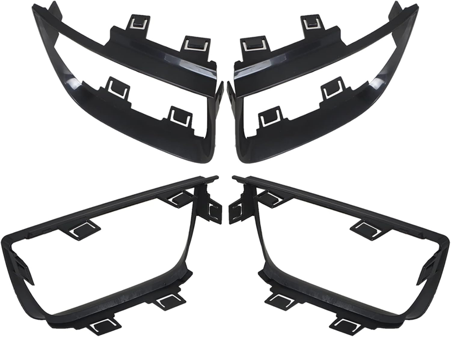 labwork 4 PCS Tail Light Bezel Covers Replacement for 2010-2013 Camaro LT LS SS Glossy Black 92199773 92199774