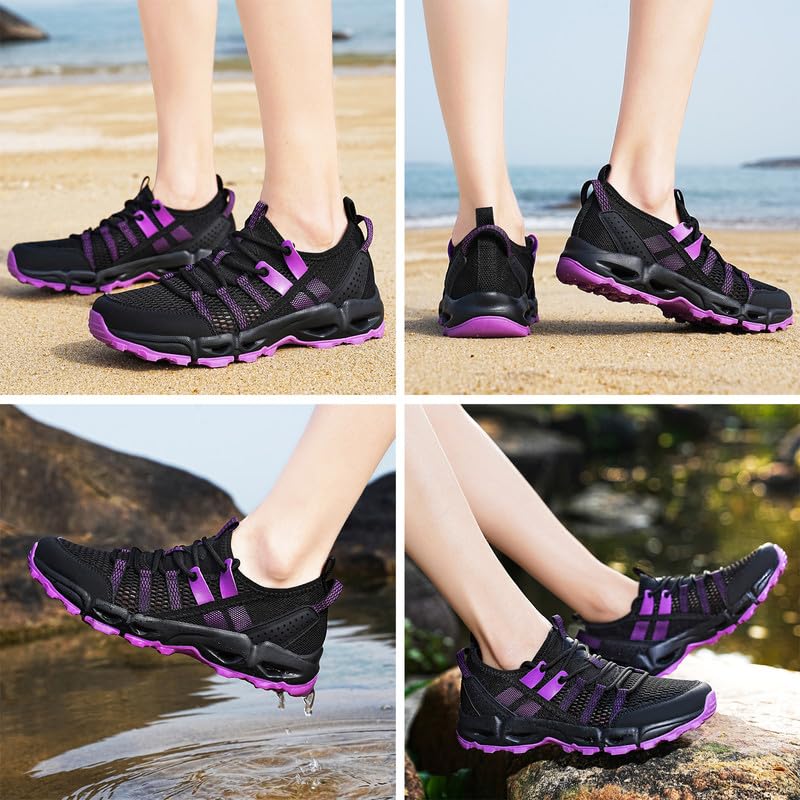 Image of ziitop Womens Hiking Water Shoes for Women Quick Dry Outdoor Sport Sneakers Non Slip Lightweight Breathable Summer Trekking and Walking Climbing Shoe
