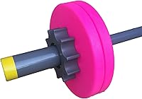 Vista 26 de WOD Toys Placas de parachoques de colores mini – Placas de parachoques adicionales para la barra Mini – Juguetes de fitness seguros y duraderos