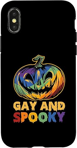 Miniatura 7 de Funda para iPhone 12 Pro Max Gay de Halloween Pride Rainbow Gay y Spooky
