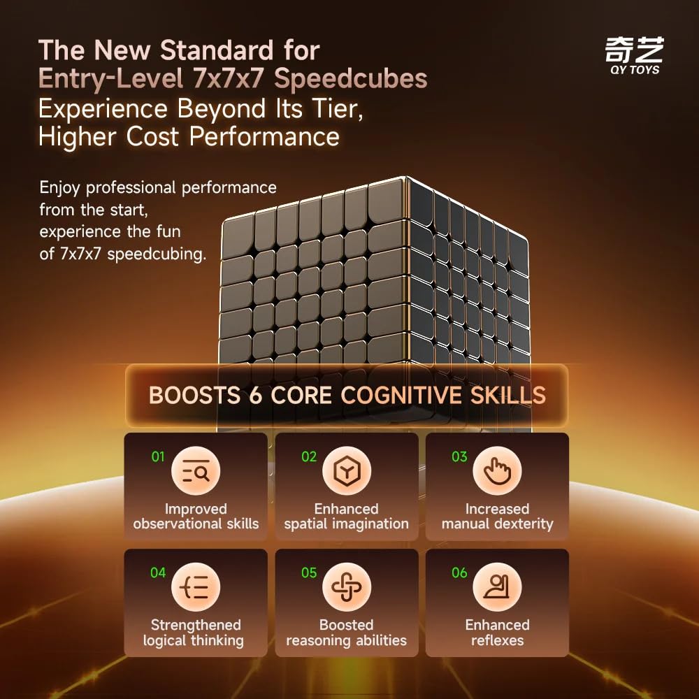 Buy QiYi Warrior 7x7 Speed Cube | Lightweight 134.5g and Compact