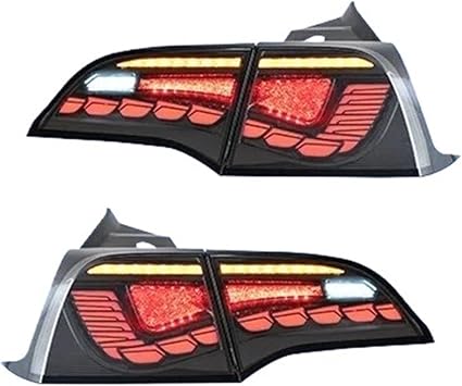 Car Taillights Compatible for Tesla Model 3 Model Y 2019-2023 Auto Rear Lamps AccessoriesAmerican version,For Y
