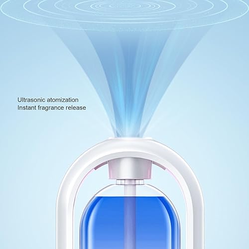 Miniatura 4 de Difusor de aceite esencial, máquina de fragancia de 5 engranajes con pantalla LED, difusor de aroma eléctrico recargable para sala de oficina en casa