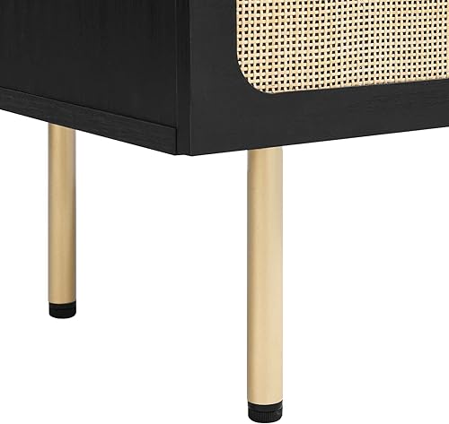 Miniatura 9 de Modway Chaucer - Mueble decorativo de madera moderna, color negro