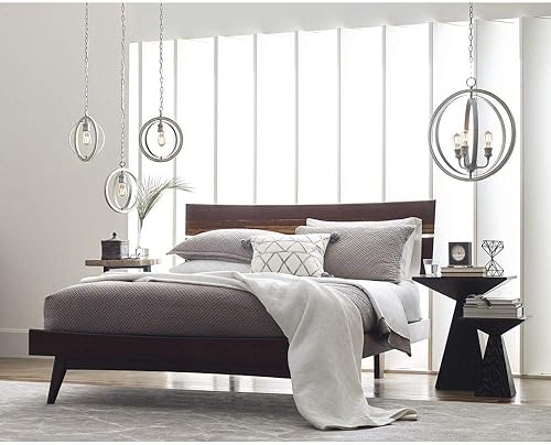 Miniatura 8 de Progress Lighting P500093-141 Conestee - Colgante de tres luces, color gris