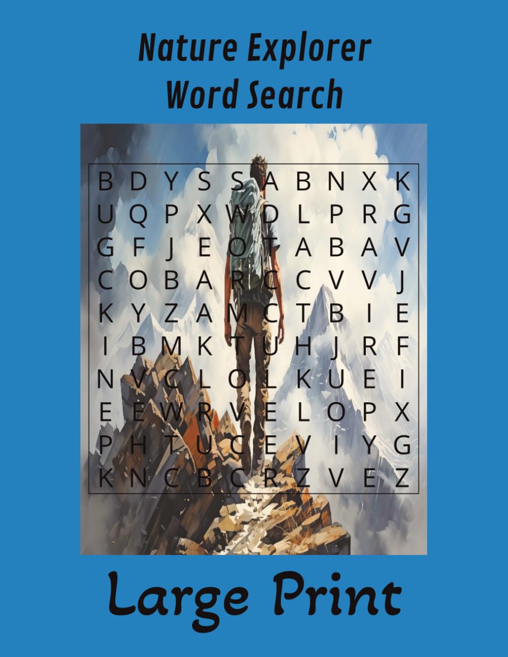 Nature Explorer Large Print Word Search: 55 Puzzles
