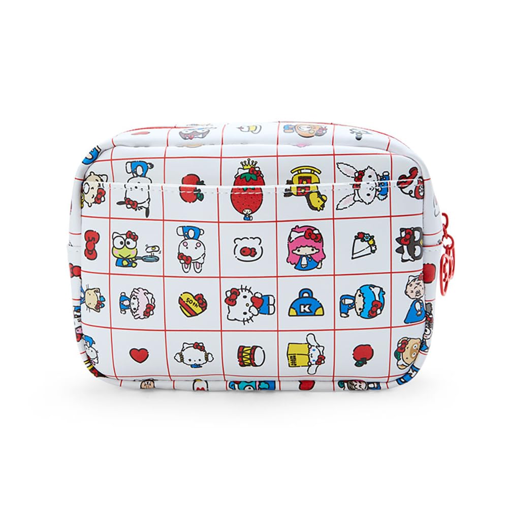 Sanrio Sanrio Characters Pouch Hello Everyone! 5.1 x 7.1 x 2.4 inches (13 x 18 x 6 cm) Character SANRIO 129658
