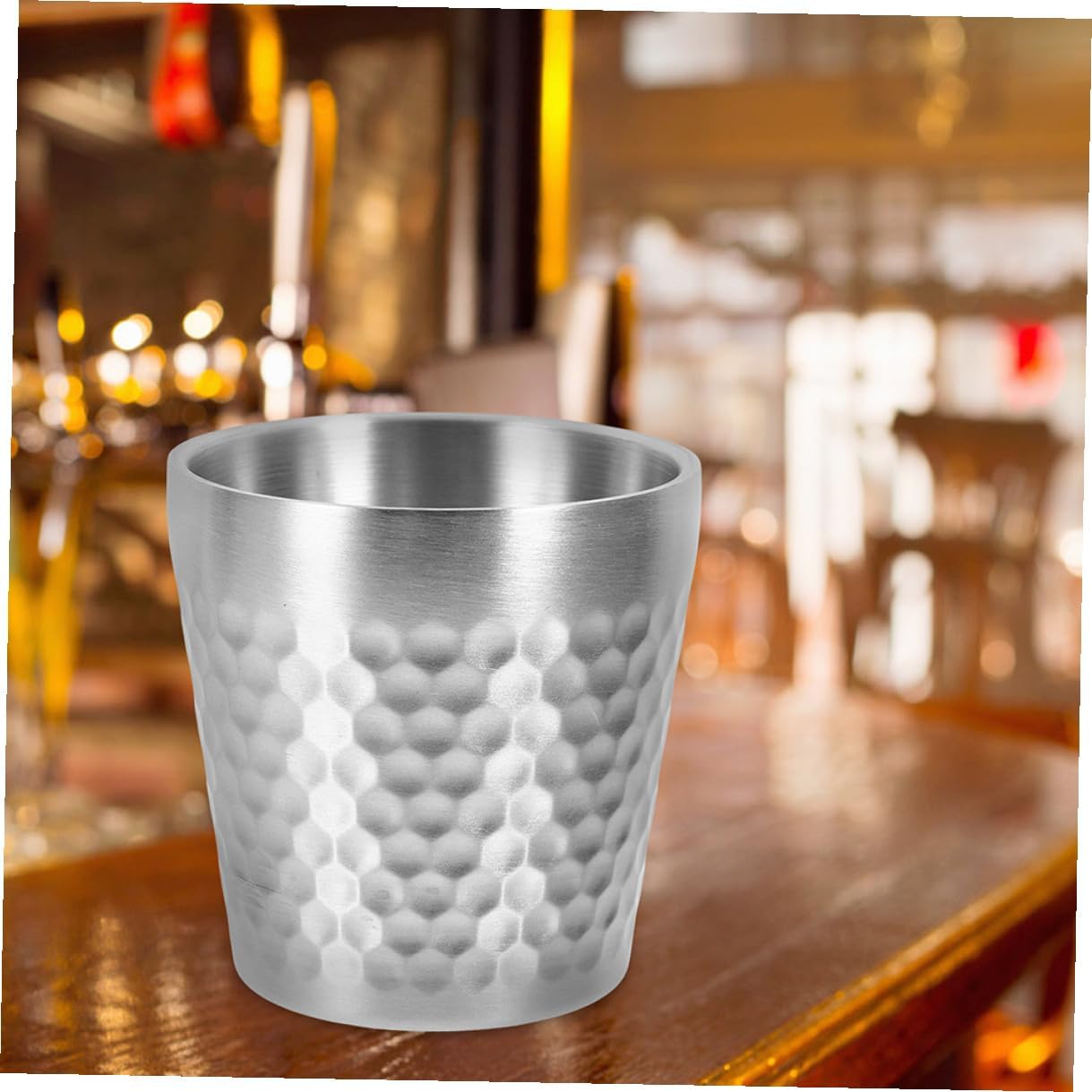 4pcs 175ml Stainless Steel Beverage Cups Outdoor Beer Mugs Coffee Cups Shatterproof Camping Water Tumblers