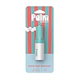 PalmPerfect Facial Hair Remover for Women with Built-in LED Light, Battery Powered, Cordless, Portable, Dual Track Rotary Blade, for Face