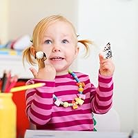 Vista 3 de 10 piezas de marionetas de dedo de Story Time - Diferentes marionetas de dedo de animales de granja de dibujos animados para niños pequeños