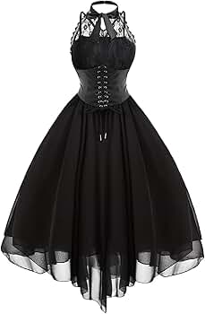 期間限定セール中！！堕夢の契りGothicドレス【Black&White】M 堕夢の契りGothicドレス【Black&White】 | DimMoire