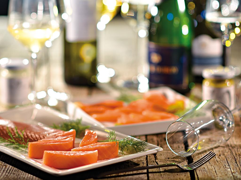 Nordland-Lachs 420g Lachsfilet Royal | edelstes Stück vom Lachs für Gourmets | Ultrapremium Filet Royal geräuchert aus Schottland | Top Kühlversand