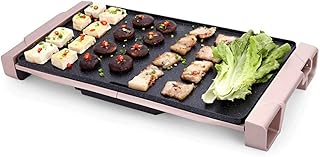 review Electric baking pan Teppanyaki Table Grill, 59286.5cm Non-Stick Griddle with Adjustable Temperature, BBQ Hot Plate Barbecue - for Indoor Outdoor