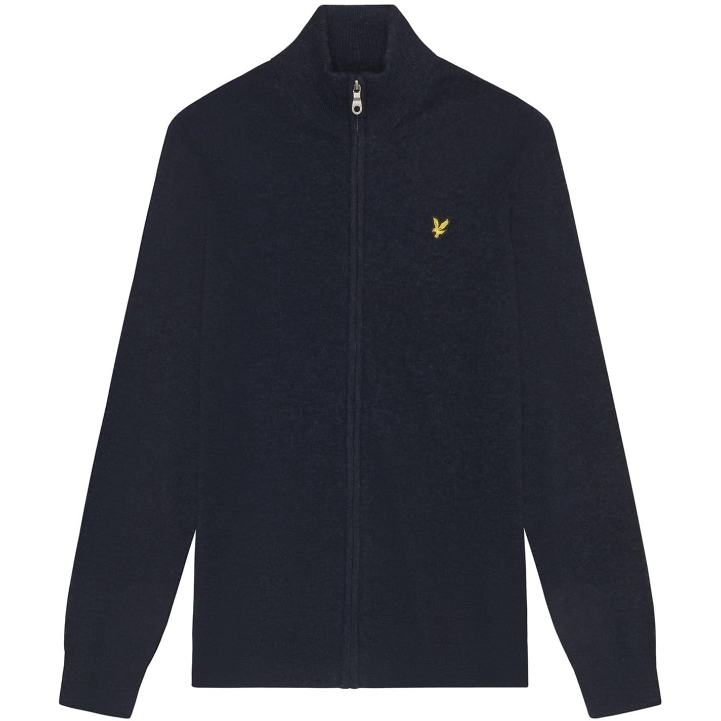 Lyle & Scott Mens Lmbwl Zip Cardigan Drk Navy Marl XL