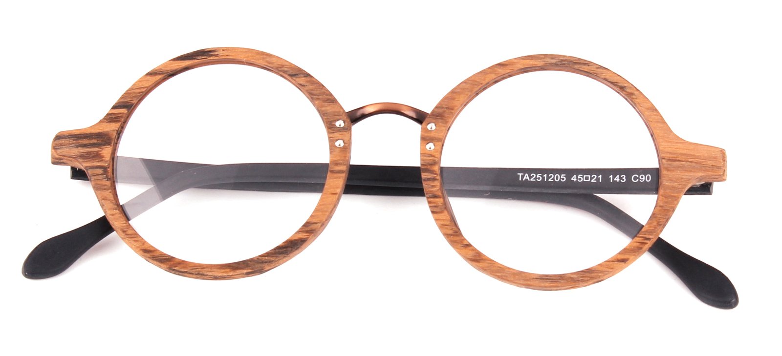 Agstum Retro Round Optical Handmade Glasses