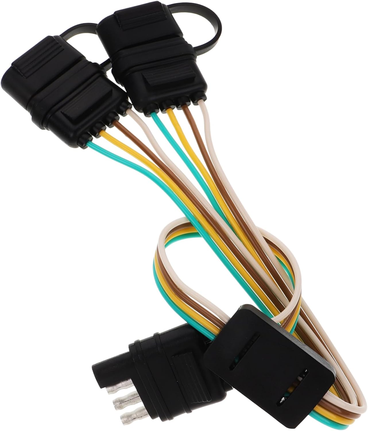 ULTECHNOVO 4 Pin Trailer Connector Trailer Wire Harness for Quick Effortless Car Lighting Setup