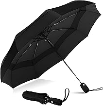 Sajo Fashion Automatic Open Travel Umbrella with Wind Vent,Big Size for Men, Umbrella for Girls, Umbrellas for Rain,Windproof Umberalla Large for Man,Women