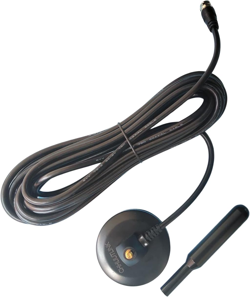 CHHLIUTLINK Digital HDTV Antenna - Includes Magnetic Base,10feet Coaxial HDTV Cable-Portable Indoor TV Antenna