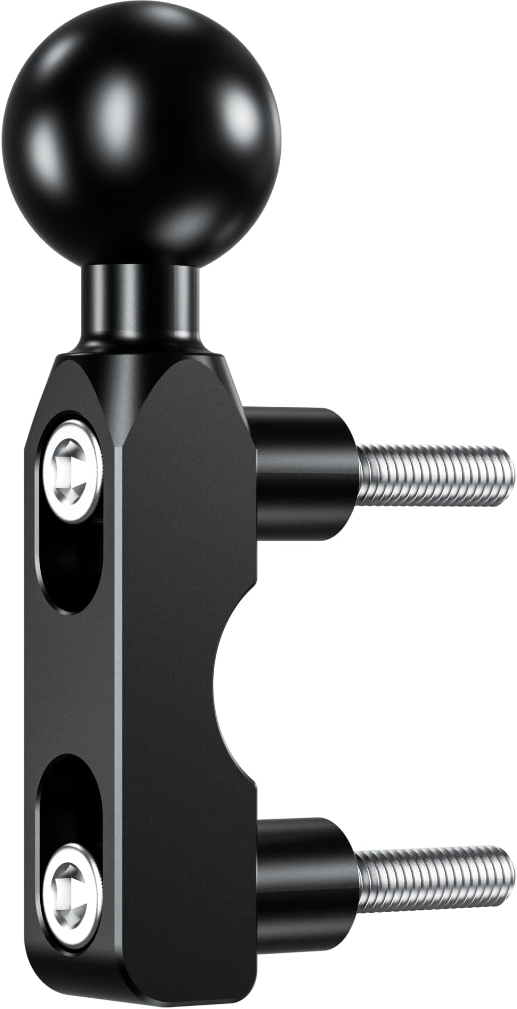 BRCOVAN アルミニウム合金マウントベース 1インチ TPUボール付き オートバイブレーキ/クラッチリザーバー用 RAMマウントに対応 Bサイズ 1インチ ボールダブルソケットアーム&バイク携帯電話ホルダー