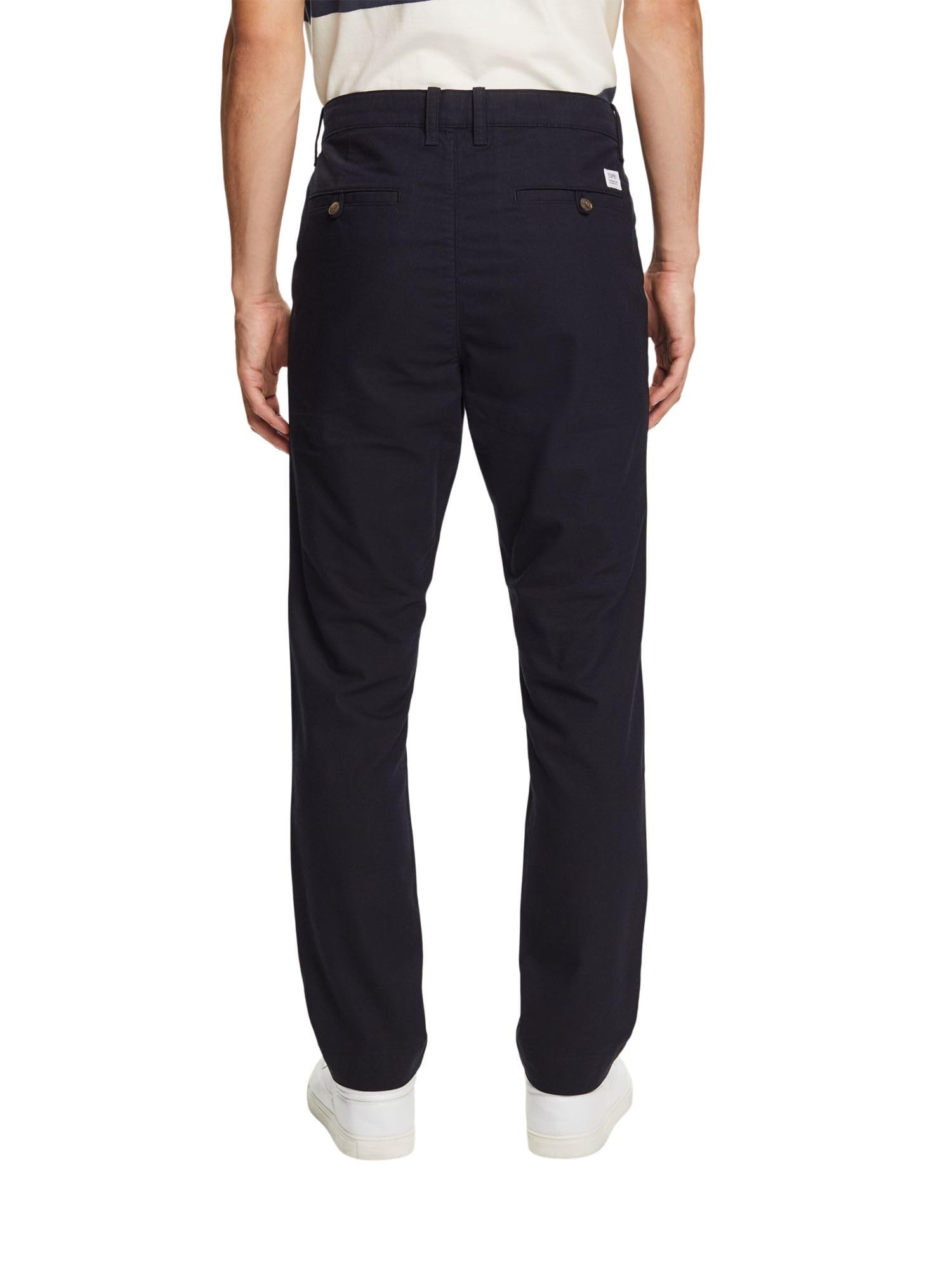 Image secondaire de Pantalon Droit Bleu Marine pour Homme - ESPRIT