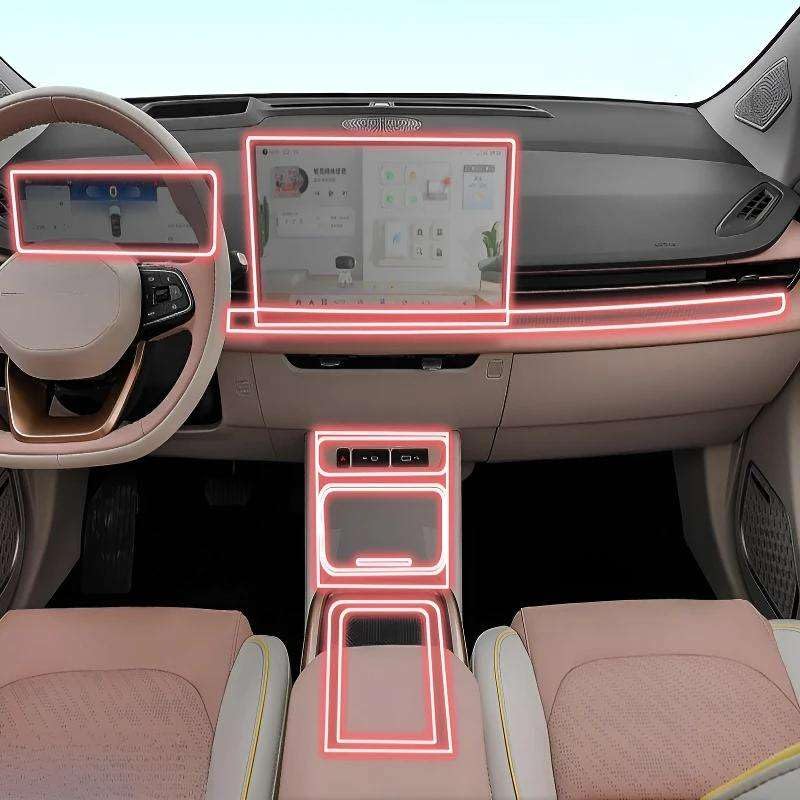 Film protecteur transparent Geely Geometry M6 écran navigation tactile