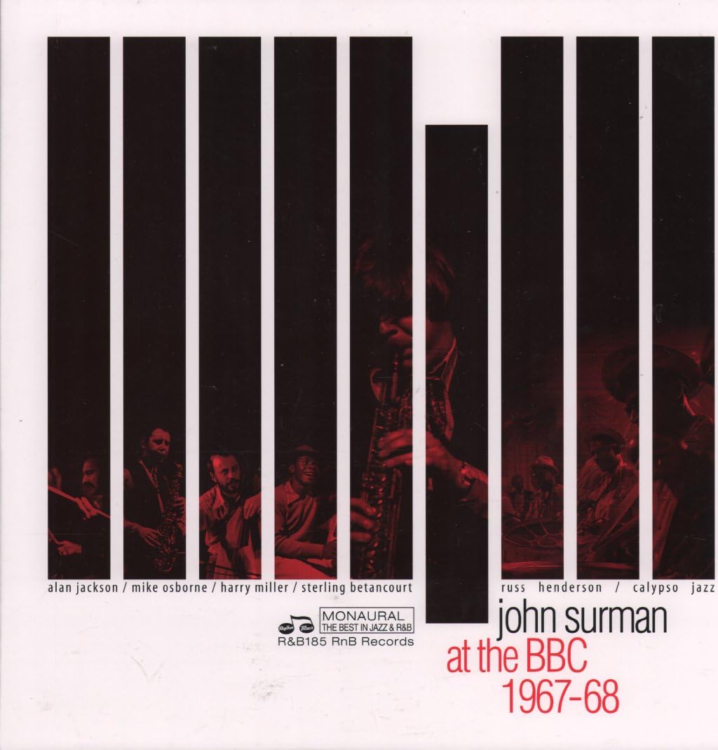John Surman At the Bbc 1967-68 LP vinyl Europe Rnb Records 2026 RB185