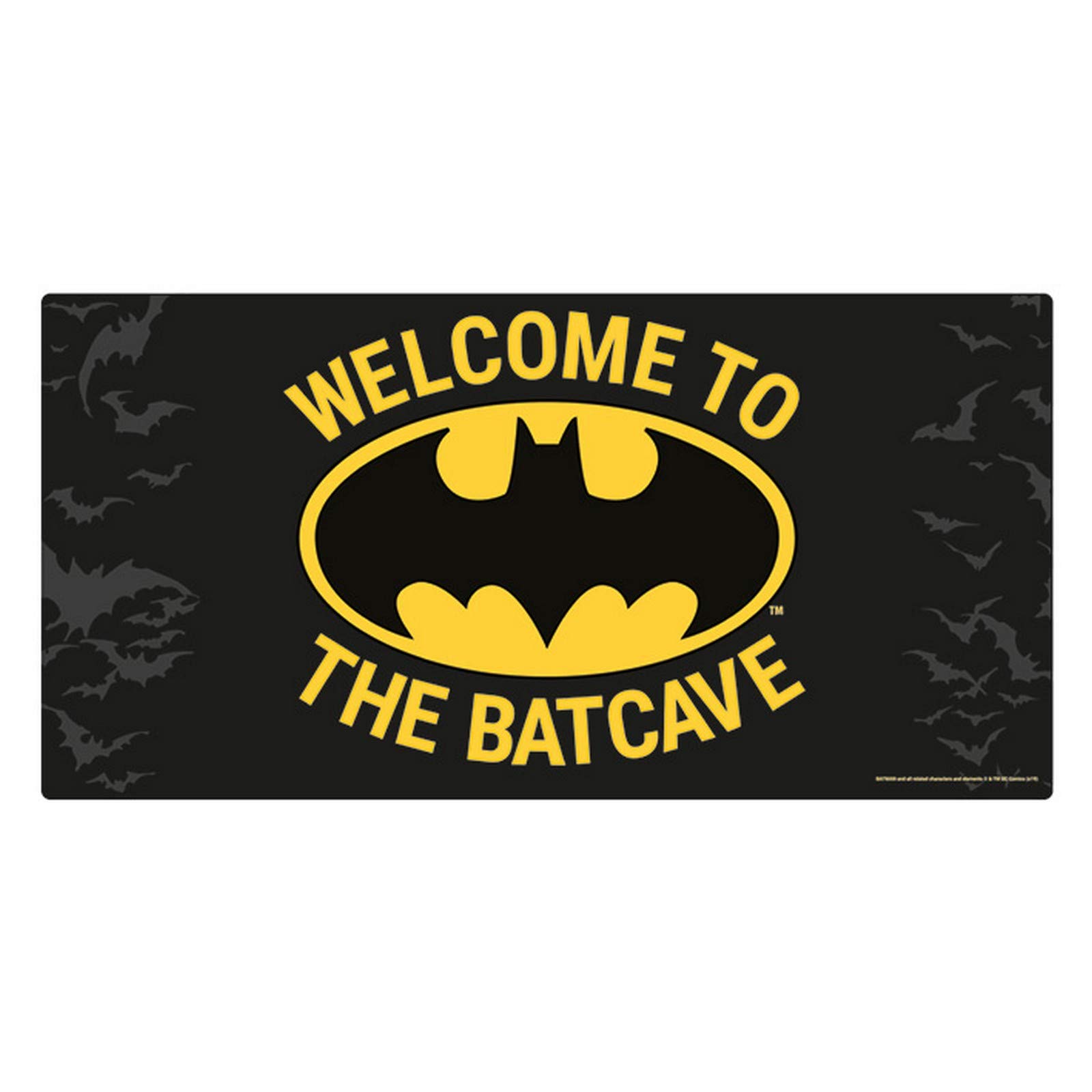 Pyramid International Black Batman (Welcome To The Batcave) Metal Sign