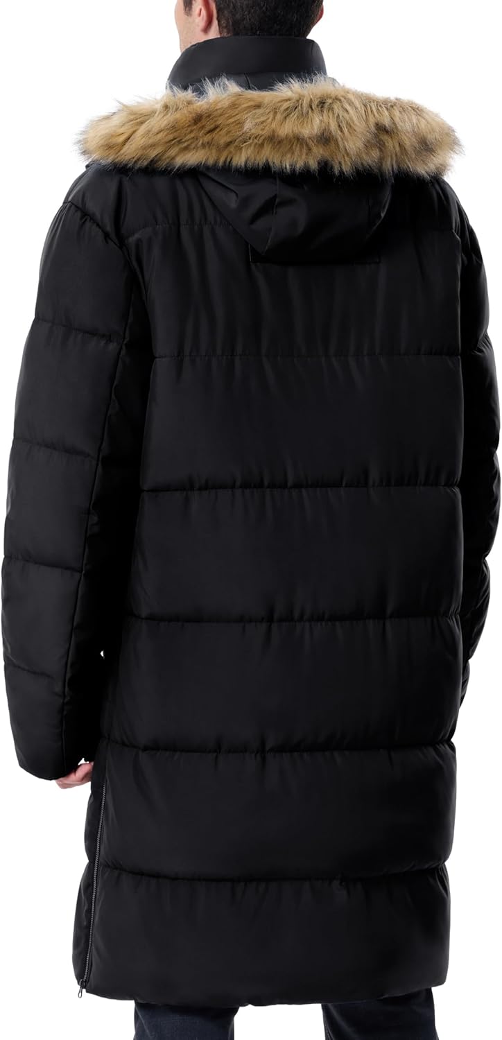 Mens Extra Long Winter Jacket Puffer Winter Coats Thicken Warm Insulated Water Resistant Parka - Image 6