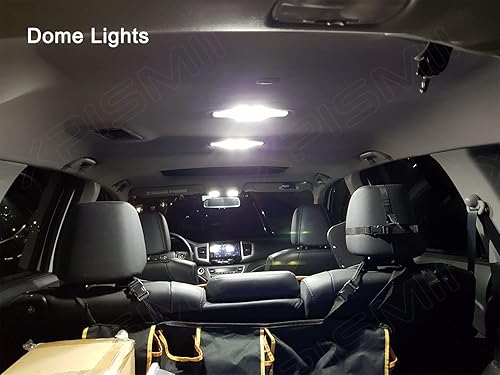 Miniatura 5 de Paquete de 15 piezas de luz interior LED Durango blanca de 6000 K, repuesto para Dodge Durango 2011 2012 2013 2014 2015 2016 2017 2018 2019 2020